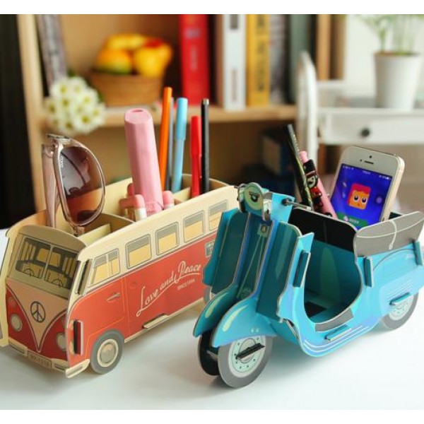Fancy Pen Holder Desk Organizer Set